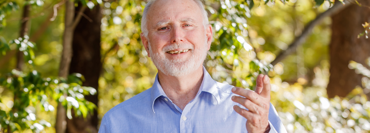 Keperra Sanctuary resident Ken smiling into the camera